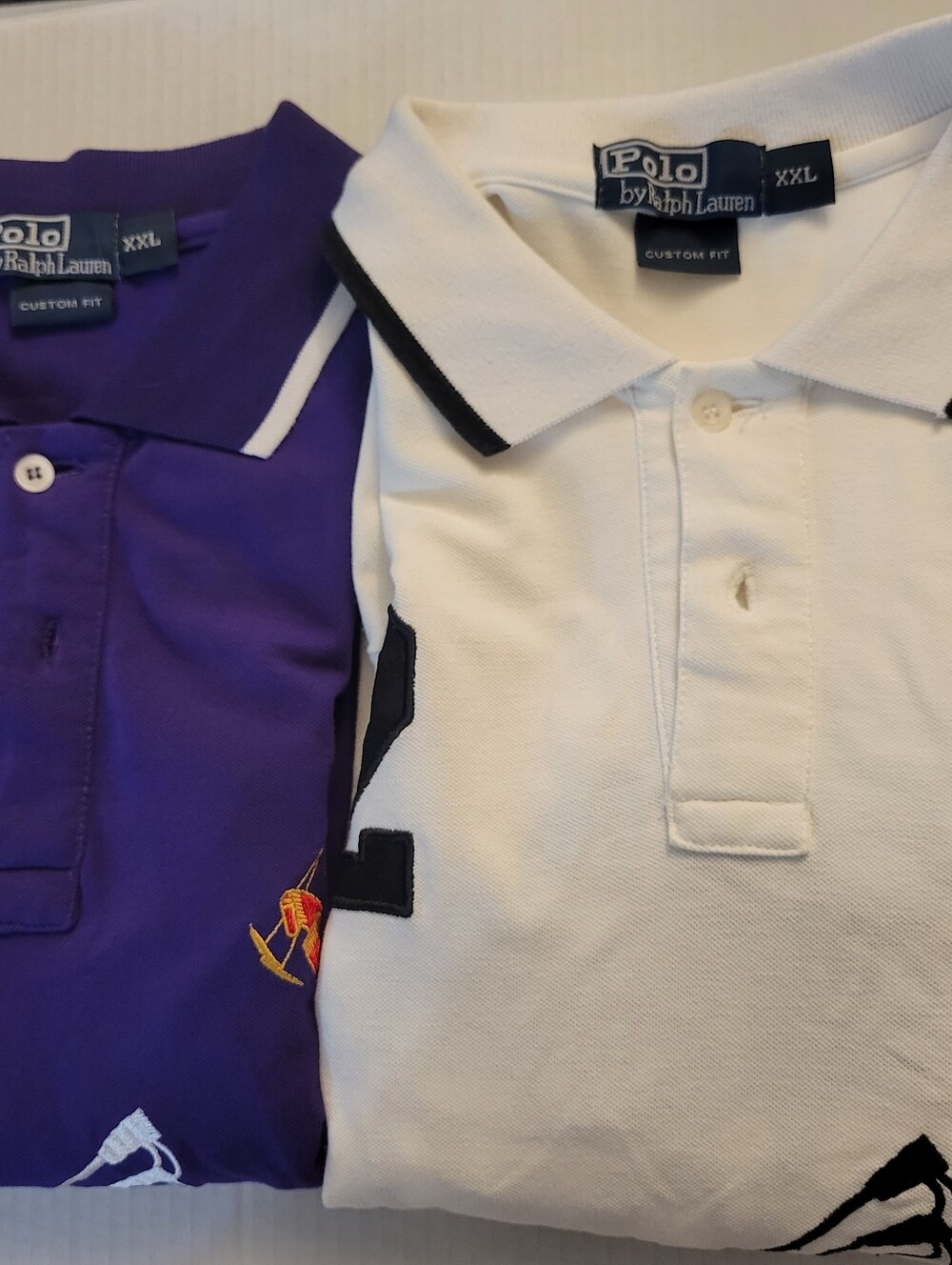 3-Polo Ralph Lauren shirts featuring a "Big Pony" logo. - Picture 5 of 6